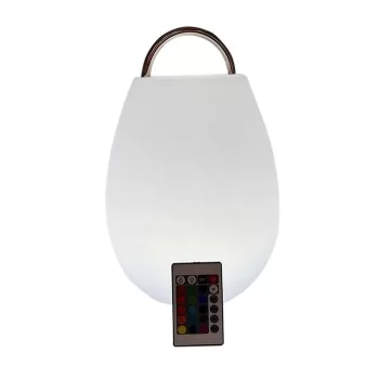 Solar lamp DKD Home Decor Black Polyethylene White (22 x... 2