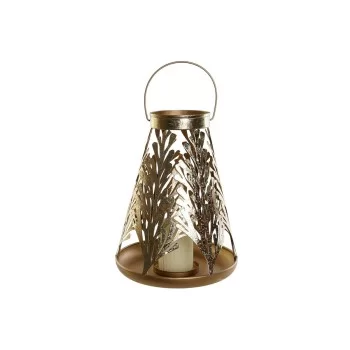 Lantern DKD Home Decor Golden Metal 25 x 25 x 42 cm 2