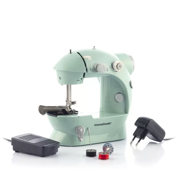 Mini Portable Sewing Machine with LED, Thread Cutter and Accessories Sewny InnovaGoods Modelo Sewny (Refurbished B)