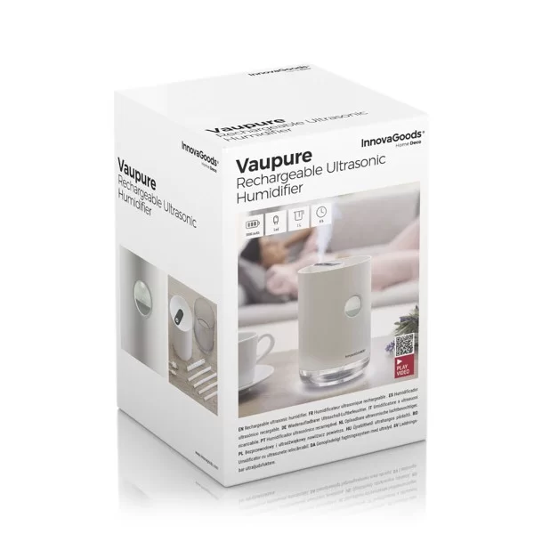 Rechargeable Ultrasonic Humidifier Vaupure InnovaGoods 1 L (Battery) (Refurbished A)