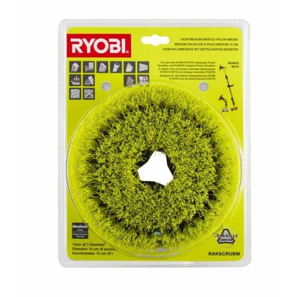 Brush Ryobi RAKSCRUBM Ø 15 cm Medium Firmness
