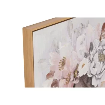 Painting Home ESPRIT Flowers Modern 70 x 3,5 x 100 cm (2... 2