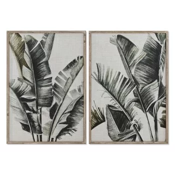 Painting Home ESPRIT Palms Tropical 70 x 4 x 100 cm (2...