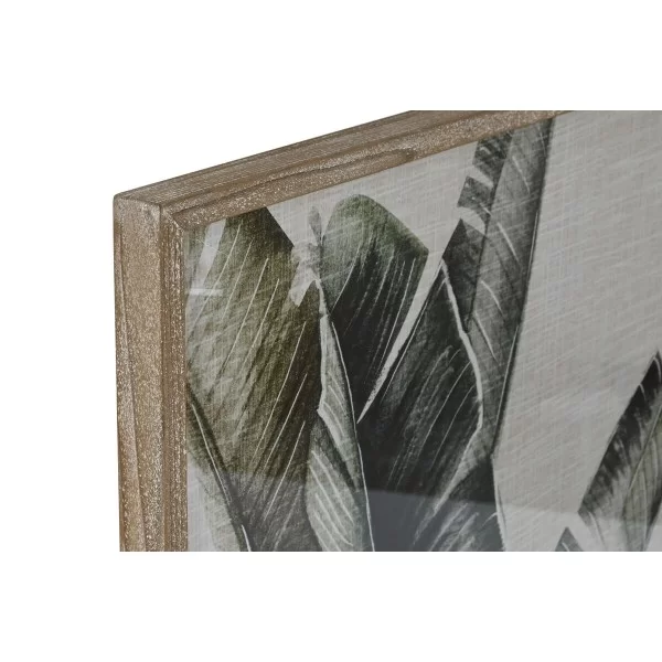 Painting Home ESPRIT Palms Tropical 70 x 4 x 100 cm (2 Units)