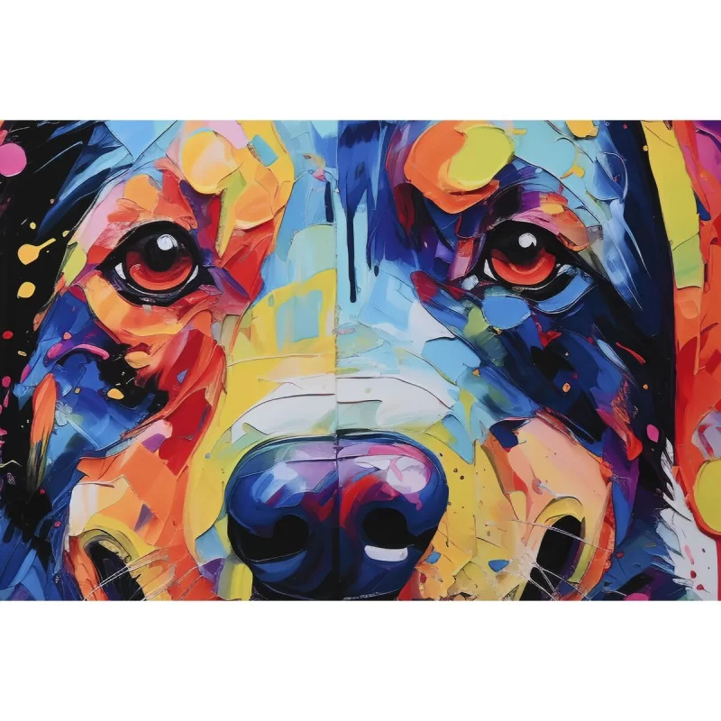 Painting Home ESPRIT Modern Dog 80 x 3 x 80 cm...
