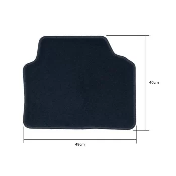 Car Floor Mat Set OCC Motorsport OCCBW0026BL Blue 5 Pieces 2