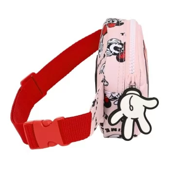 Belt Pouch Minnie Mouse Me time 14 x 11 x 4 cm Pink 2