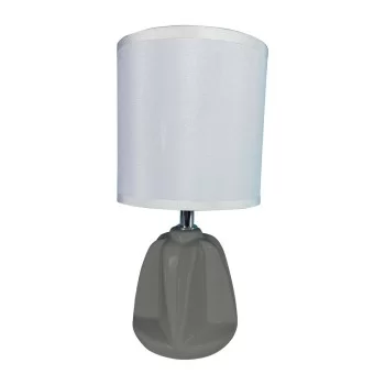 Desk lamp Versa Adam Grey Ceramic Textile (13 x 29 x 10,5...