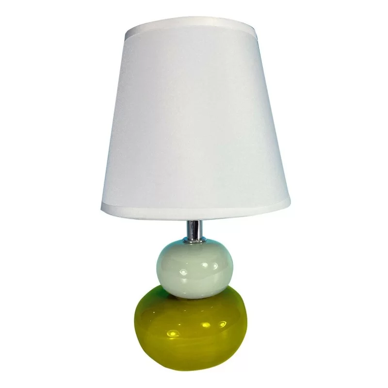Desk lamp Versa Multicolour Ceramic Textile (15 x 22,5 x 9,5 cm)