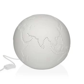 Desk lamp Versa World Porcelain (21 x 18,5 x 21 cm)
