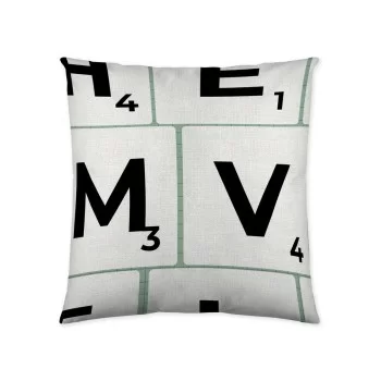 Cushion cover Naturals Scrabble (50 x 50 cm) 2