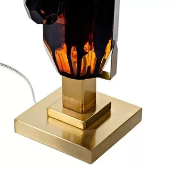 Desk Lamp DKD Home Decor Metal Cloth Crystal Chic (35 x... 2