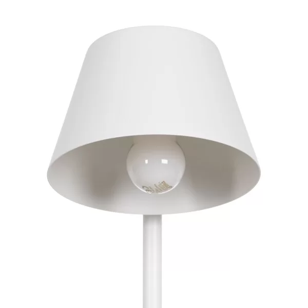 Desk lamp White Metal Iron 40 W 220 V 240 V 220 -240 V 20 x 20 x 44 cm