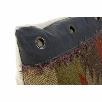 Cushion DKD Home Decor 8424001570898 Grey Squared... 2