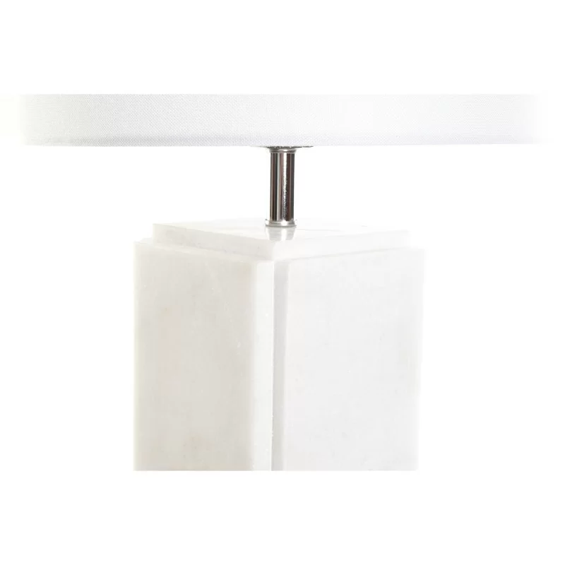 Desk lamp DKD Home Decor White Polyester Metal...
