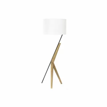 Floor Lamp DKD Home Decor White Brown Black Metal Oak 50...