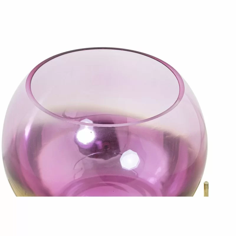Candleholder DKD Home Decor 8424001830619 Pink...