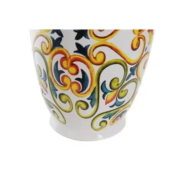 Desk lamp DKD Home Decor Ceramic Linen White (34 x 34 x... 2