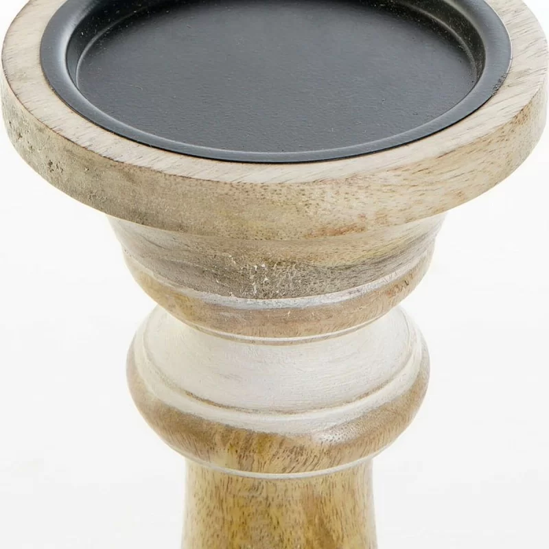 Candle Holder DKD Home Decor White Brown Metal...