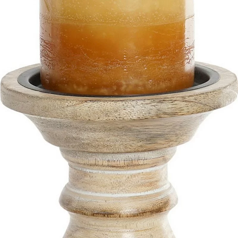 Candle Holder DKD Home Decor White Brown Metal...