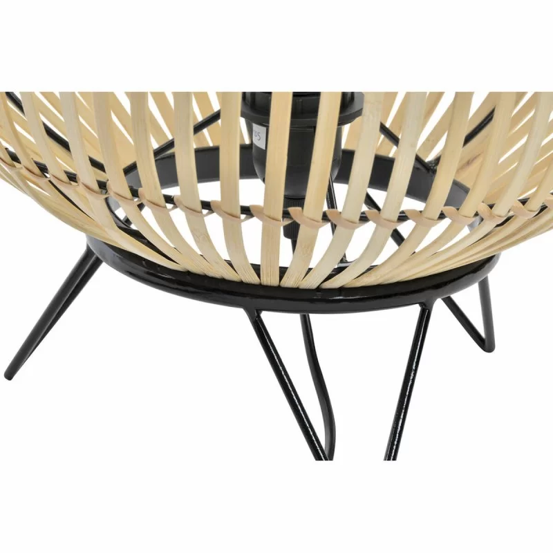 Desk lamp DKD Home Decor Black Metal Brown...