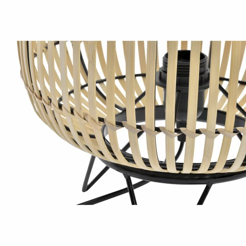 Desk lamp DKD Home Decor Black Metal Brown...