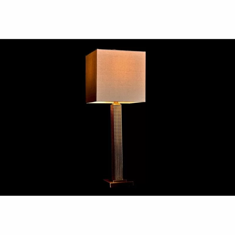 Desk lamp DKD Home Decor Beige Golden Metal...