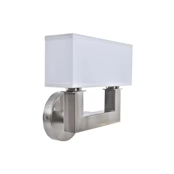 Wall Lamp DKD Home Decor Silver Metal Polyester White 220...
