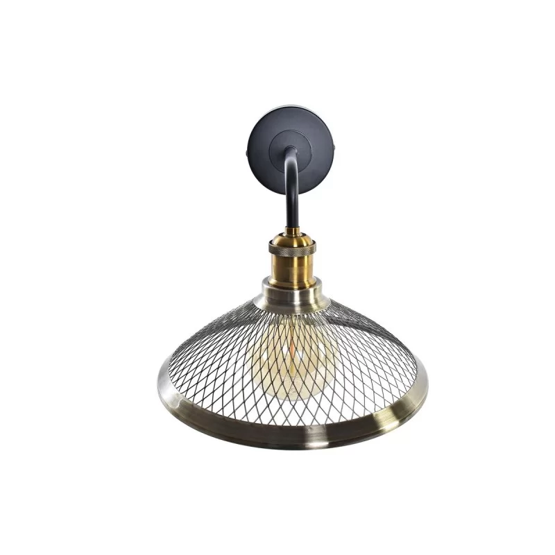 Wall Lamp DKD Home Decor Black Golden Metal 220...