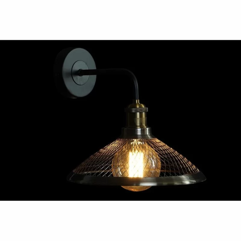 Wall Lamp DKD Home Decor Black Golden Metal 220...