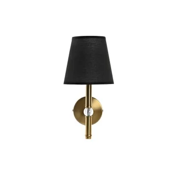 Wall Lamp DKD Home Decor 25W Black Golden Metal Polyester... 2
