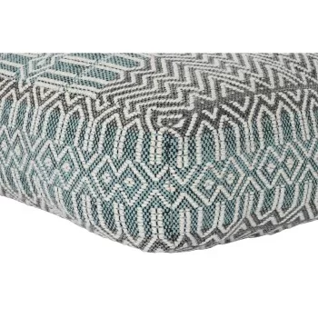 Cushion DKD Home Decor Floor Stripes Blue Polyester... 2