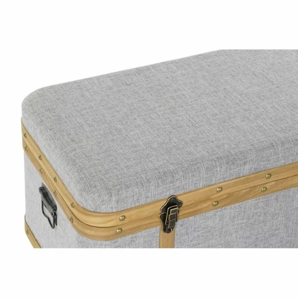 Set of Chests DKD Home Decor 80 x 42 x 42 cm Wood Polyester