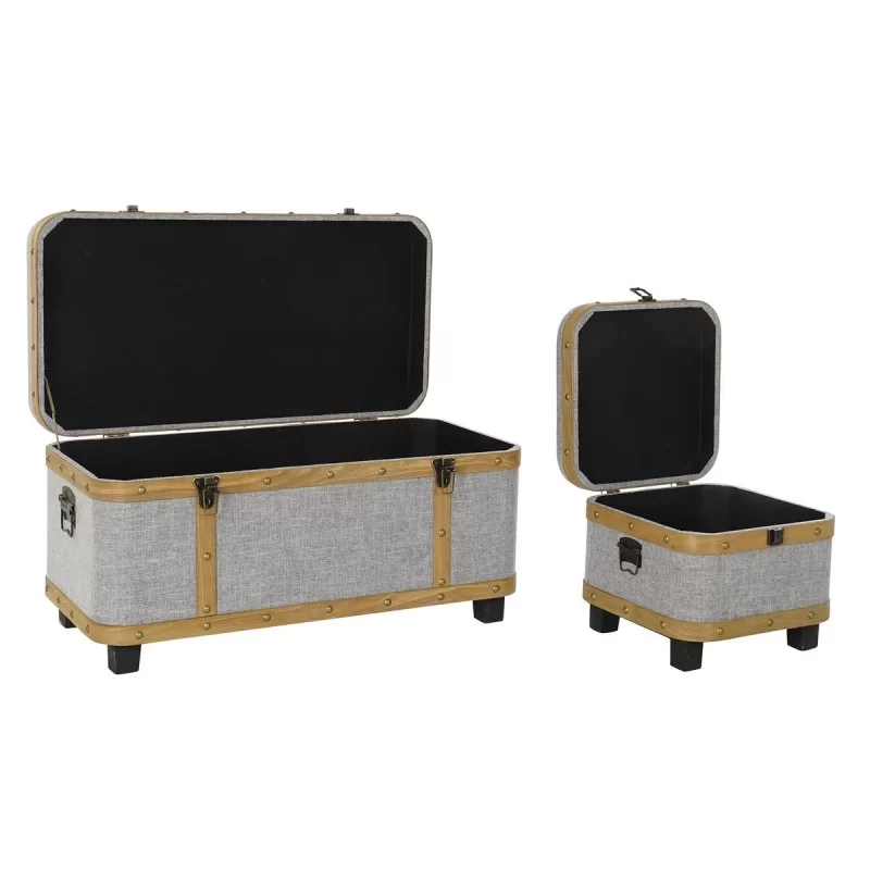 Set of Chests DKD Home Decor 80 x 42 x 42 cm...