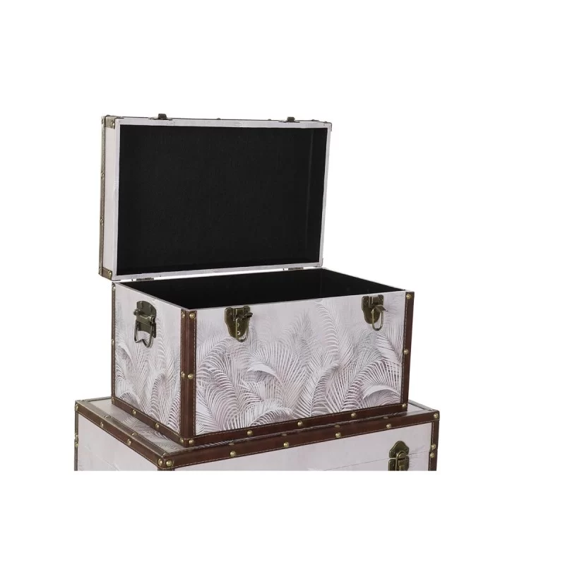 Set of Chests DKD Home Decor Canvas MDF...