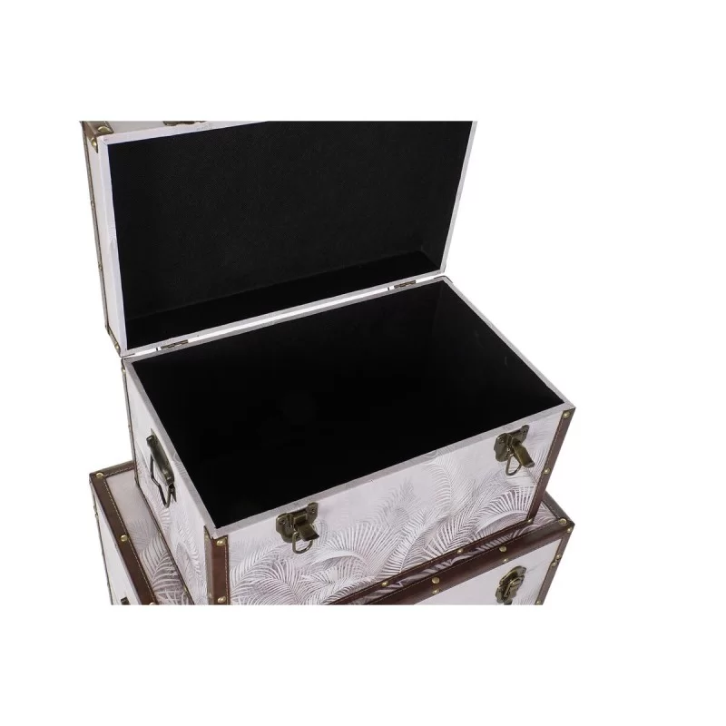 Set of Chests DKD Home Decor Canvas MDF...