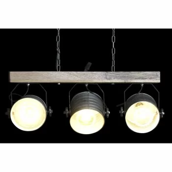 Ceiling Light DKD Home Decor Brown Silver Iron Mango wood... 2