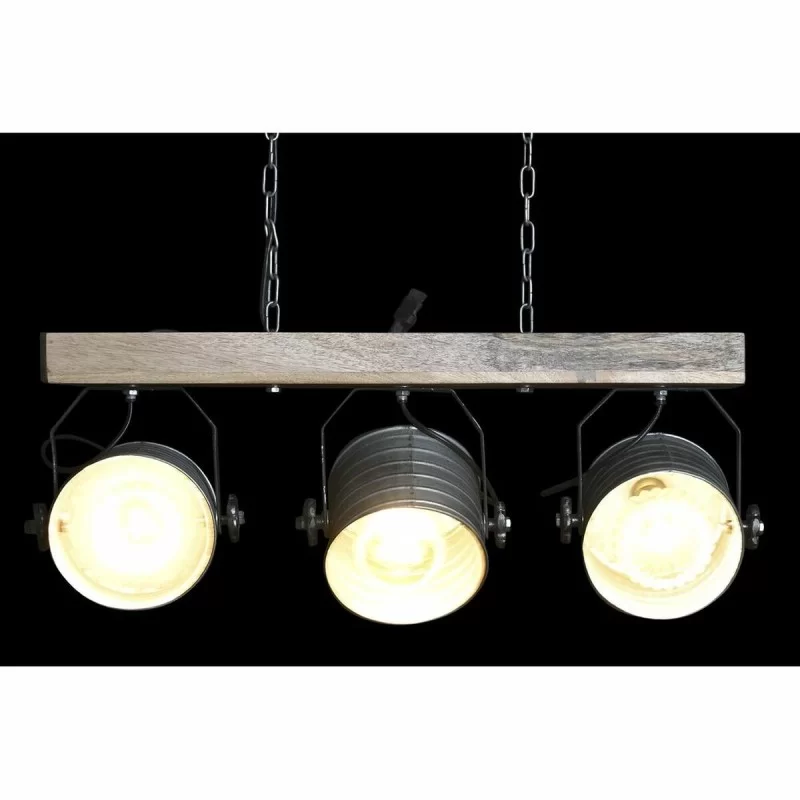 Ceiling Light DKD Home Decor Brown Silver Iron...