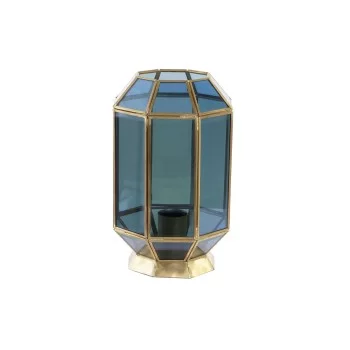 Desk lamp DKD Home Decor Crystal Blue Golden 220 V Brass...