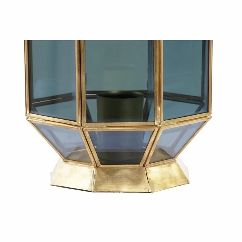 Desk lamp DKD Home Decor Crystal Blue Golden...