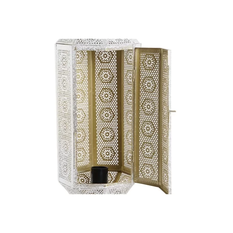 Desk lamp DKD Home Decor Golden Metal White 17...