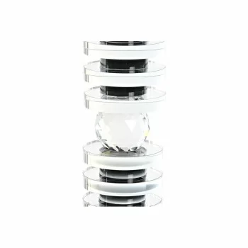 Candleholder DKD Home Decor 6 x 6 x 28 cm Crystal Black... 2
