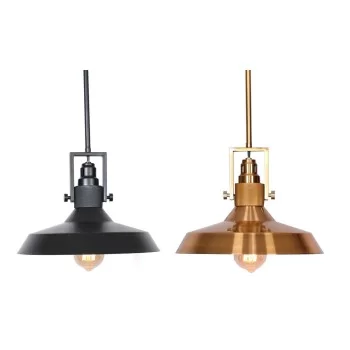 Ceiling Light DKD Home Decor Black Golden Metal 50 W (2...