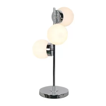 Desk lamp DKD Home Decor 26 x 26 x 59 cm Crystal Silver...