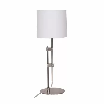 Desk lamp DKD Home Decor Silver Metal White Modern (23 x...