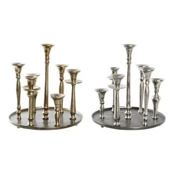 Candle Holder DKD Home Decor 29 x 29 x 30 cm Aluminium...