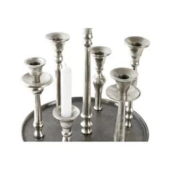 Candle Holder DKD Home Decor 29 x 29 x 30 cm Aluminium... 2