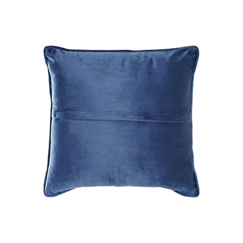 Cushion DKD Home Decor Blue White Squared...