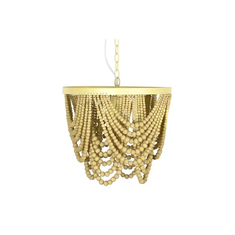 Ceiling Light DKD Home Decor Metal Brown Yellow...