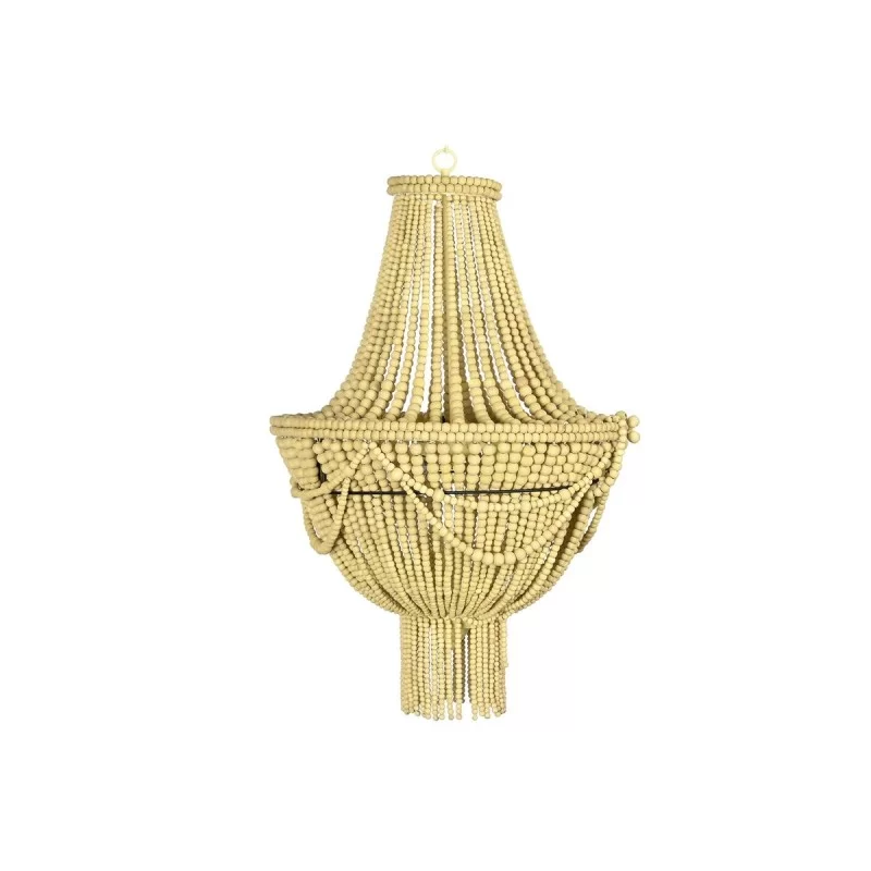 Ceiling Light DKD Home Decor Yellow Brown Metal...